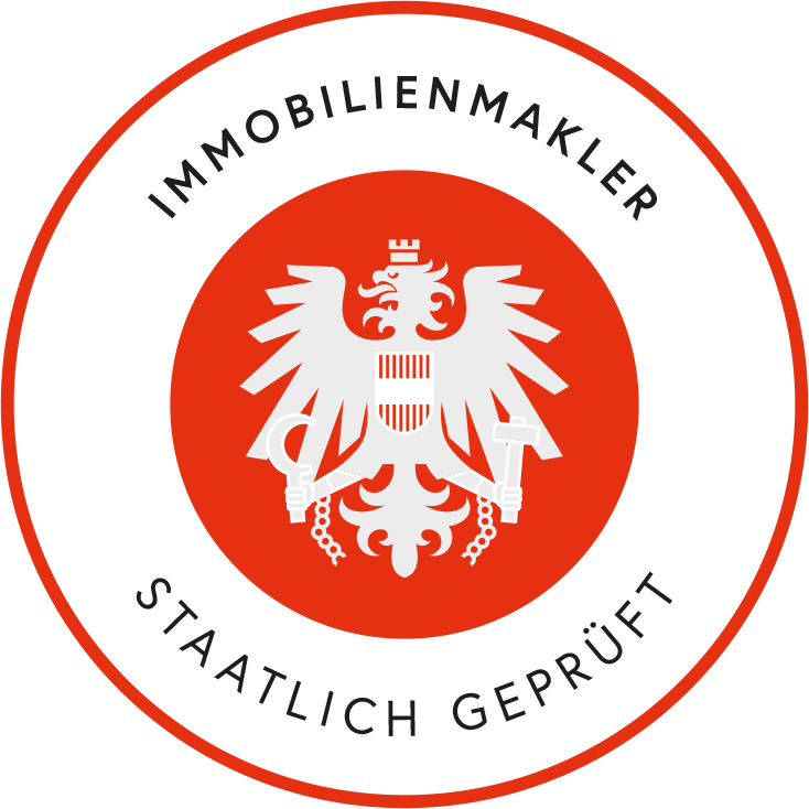 Siegel staatlich geprüft, Immobilienmakler