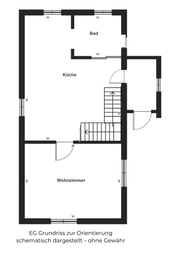 Grundriss Erdgeschoß