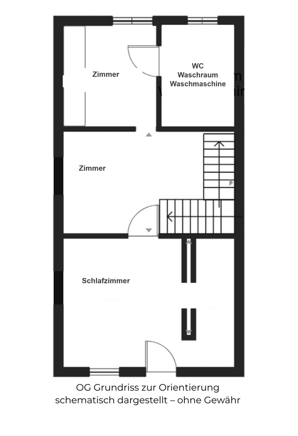 Grundriss Obergeschoß